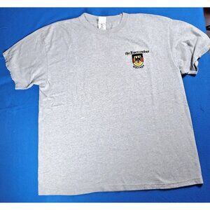 The Huetten Bar DEUTSCHLAND Gray T-Shirt Men's Size XL Authentic German Beer